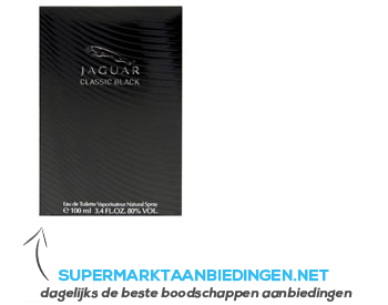 Jaguar Classic black eau de toilette aanbieding