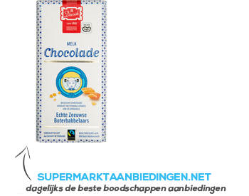 JB Diesch Melkchocolade met babbelaars aanbieding