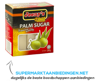Jeeny's Palm sugar aanbieding