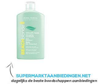 John Frieda Beach blonde conditioner smooth seas aanbieding