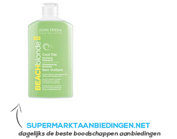 John Frieda Beach blonde cool dip shampoo aanbieding