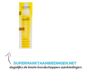 John Frieda Blonde go blonder lighteningspray aanbieding