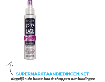 John Frieda Frizz-Ease 3 day straight styling spray aanbieding