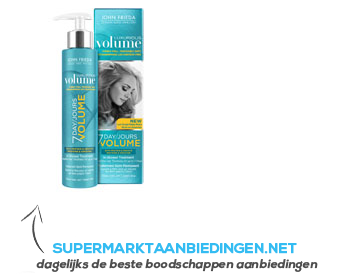 John Frieda In-shower treatment 7 days volume aanbieding