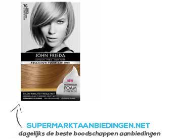 John Frieda Precision foam dark golden blonde 7G aanbieding