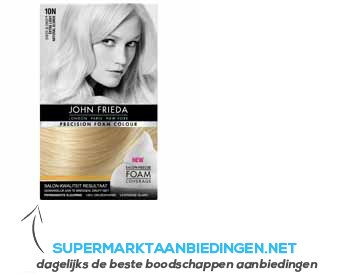 John Frieda Precision foam extra light blonde 10N aanbieding