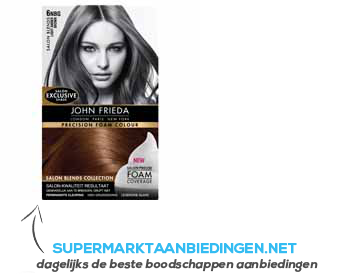 John Frieda Precision foam light amber brown 6NBG aanbieding