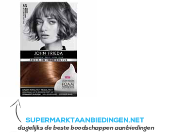 John Frieda Precision foam light golden brown 6G aanbieding