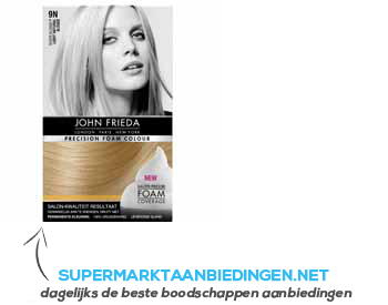 John Frieda Precision foam light natural blonde 9N aanbieding