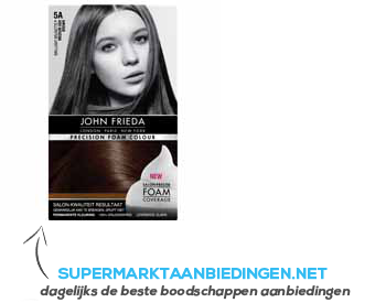 John Frieda Precision foam medium ash brown 5A aanbieding