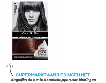 John Frieda Precision foam medium copper brown 5C aanbieding