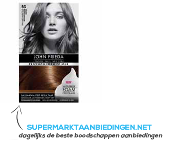 John Frieda Precision foam medium golden brown 5G aanbieding