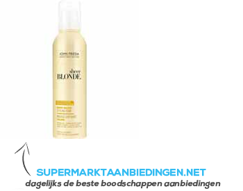 John Frieda Sheer blonde boost mousse aanbieding