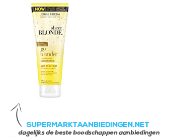 John Frieda Sheer blonde go blonder conditioner aanbieding