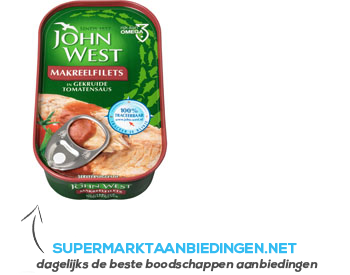 John West Makreelfilet in tomatensaus