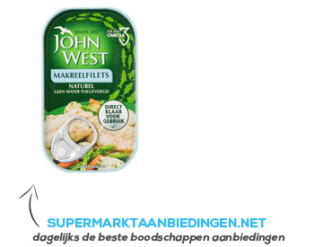 John West Makreelfilet naturel