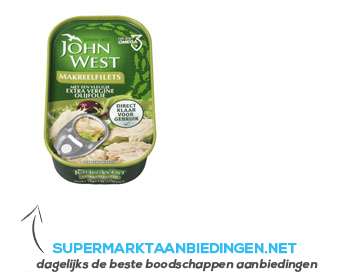 John West Makreelfilets olijfolie