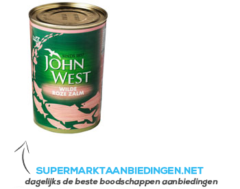 John West Roze wilde zalm aanbieding