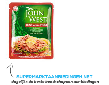 John West Tuna with a twist gedroogde tomaat