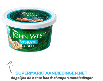 John West Vispaté van tonijn aanbieding