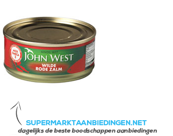 John West Wilde rode zalm aanbieding