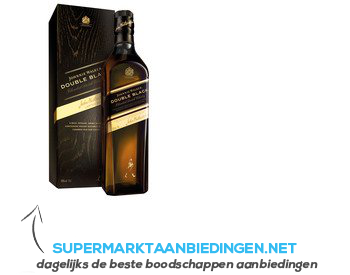 Johnnie Walker Double black blended Scotch whisky aanbieding