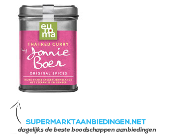 Jonnie Boer Thai red curry aanbieding