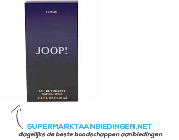 Joop Femme eau de toilette natural spray aanbieding