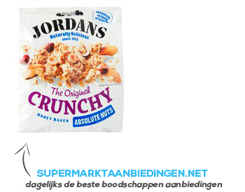 Jordans Crunchy absolute nuts aanbieding