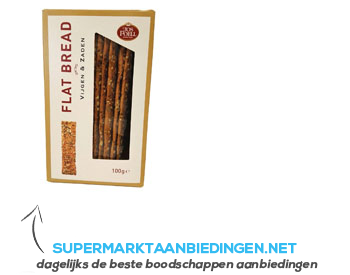 Jos Poell Flat bread vijgen & zaden aanbieding