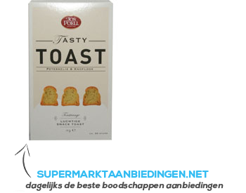 Jos Poell Tasty toast peterselie & knoflook aanbieding