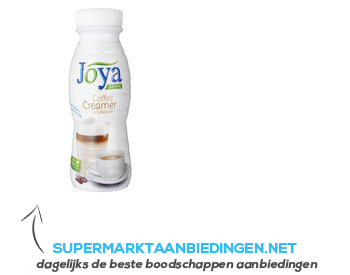 Joya Soya coffee creamer aanbieding