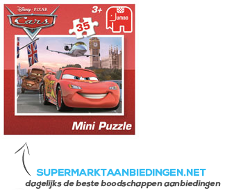 Jumbo Cars mini puzzel aanbieding