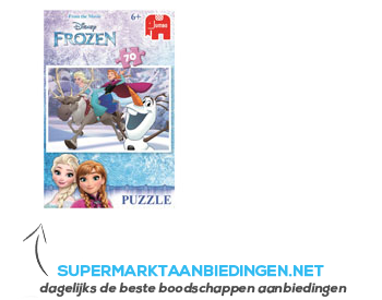 Jumbo Frozen puzzle aanbieding