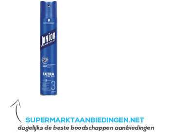 Junior Hairspray extra strong aanbieding