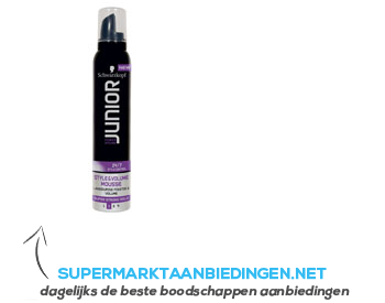 Junior Style & volume mousse aanbieding