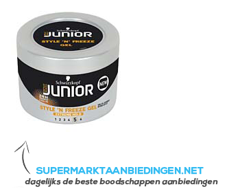 Junior Style 'n freeze gel aanbieding