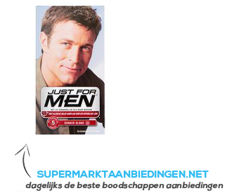 Just for men Blond aanbieding