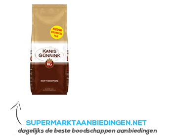 Kanis & Gunnink Medium roast bonen aanbieding