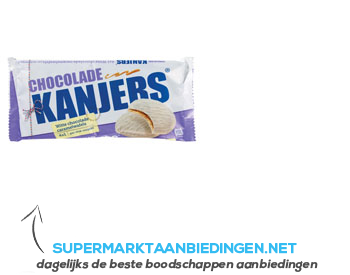 Kanjers Chocolade witte chocolade caramelwafels aanbieding