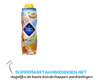 Karvan Cévitam Ice tea zero peach aanbieding