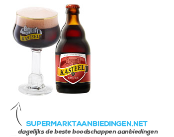 Kasteelbier Rouge aanbieding