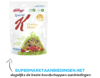 Kellogg's Special K crunchy muesli cranberry aanbieding