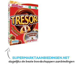 Kellogg's Tresor chocola-hazelnoten aanbieding