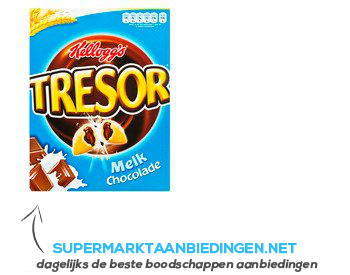 Kellogg's Tresor melkchocolade aanbieding