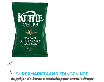 Kettle Sea salt-rosemary-garlic aanbieding