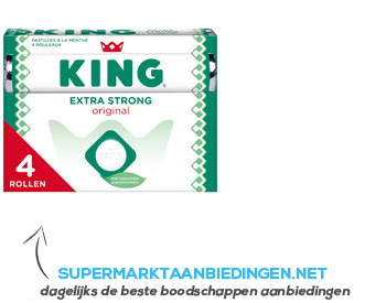 King Extra strong 4-pack aanbieding