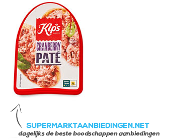 Kips Cranberry paté aanbieding