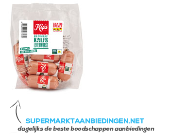 Kips Kleintje kalfsleverworst aanbieding