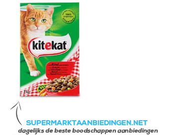 Kitekat Rundvlees en groenten aanbieding